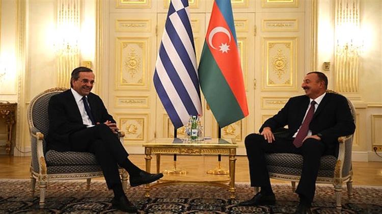 Samaras Meets With Ajerbaijan President Aliyev in Baku