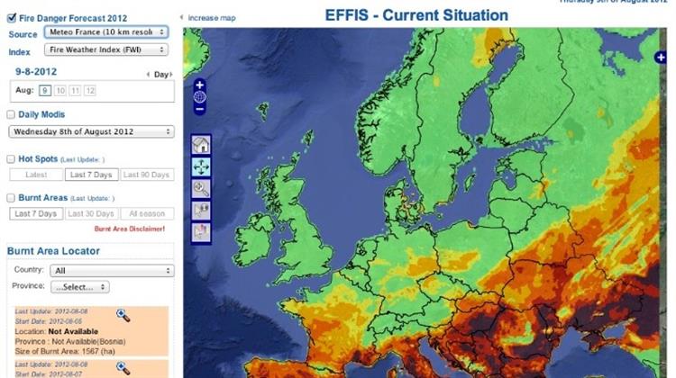 Το Κέντρο BEYOND του Εθνικού Αστεροσκοπείου Αναλαμβάνει τη Λειτουργία του Ευρωπαϊκού Πληροφοριακού Συστήματος Δασικών Πυρκαγιών