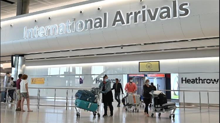 Βρετανία: Μειώθηκε κατά 88% ο Αριθμός των Επιβατών τον Ιούλιο στο Αεροδρόμιο Χίθροου