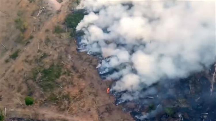 Μάχη με τις Πυρκαγιές στον Αμαζόνιο - Κατακαίουν Καλλιεργήσιμες Εκτάσεις και Απειλούν Κατοικίες