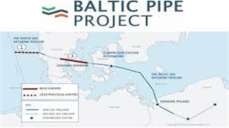 Υποβαθμίζει η Πολωνία την Απόφαση της Δανίας να Ακυρώσει την Άδεια για τον Αγωγό Φ. Αερίου Baltic Pipe