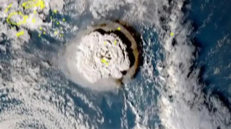 Η Έκρηξη του Ηφαιστείου της Τόνγκα Δημιούργησε Πρωτόγνωρους «Κυματισμούς» σε Όλη την Ατμόσφαιρα της Γης