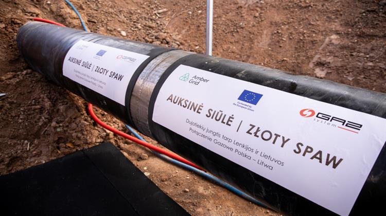 Πολωνία-Λιθουανία: Εγκαίνια για την Πρώτη Διασύνδεση Φυσικού Αερίου Μεταξύ Αν. Βαλτικής και Ηπειρωτικής Ευρώπης