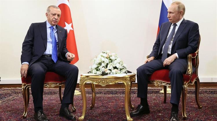 Έκπτωση 25% και Πληρωμή σε Τουρκικές Λίρες για το Αέριο θα Ζητήσει Από τον Πούτιν ο Ερντογάν