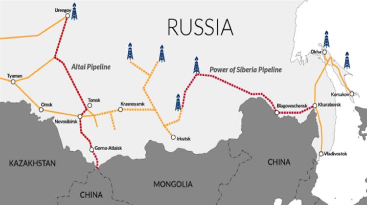 Ρωσία: Οι Ποσότητες Φυσικού Αερίου που Προορίζονταν για τον Nord Stream 2 Μπορούν να Διοχετευθούν στην Κίνα με τον Υπό Κατασκευή Power of Siberia 2