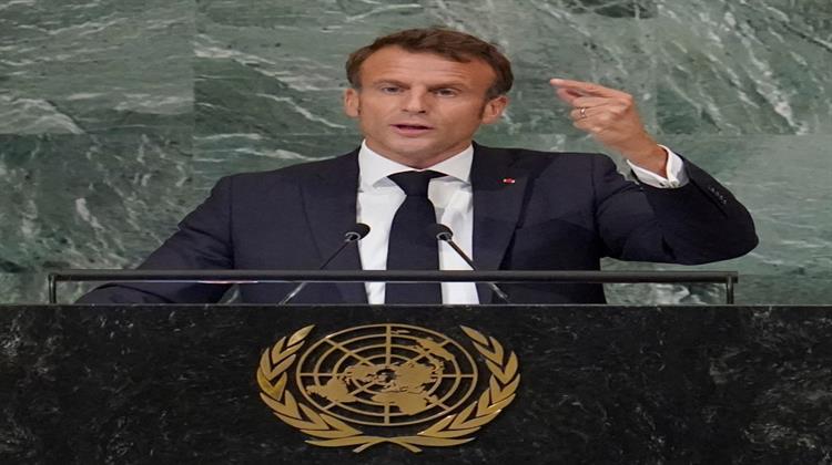 Μακρόν: «Όταν Ένα Ιδρυτικό Μέλος του ΟΗΕ Παραβιάζει τον Χάρτη του, Παραπαίει το Θεμέλιο του Κοινού μας Οικοδομήματος»