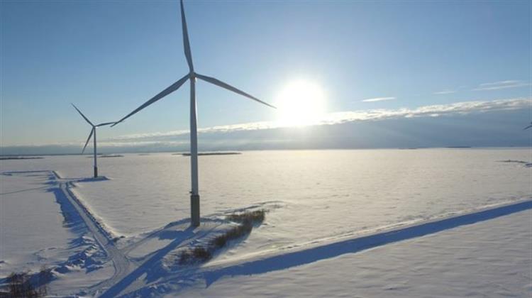 Κατά 75% Aυξήθηκε το 2022 η Iσχύς της Aιολικής Eνέργειας στη Φινλανδία