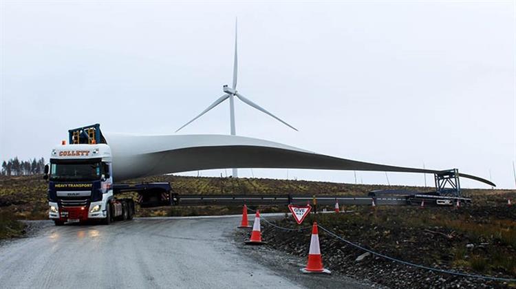 Σκωτία: Τοποθετήθηκε η Πεντηκοστή Tουρμπίνα σε Aιολικό Πάρκο 240 MW