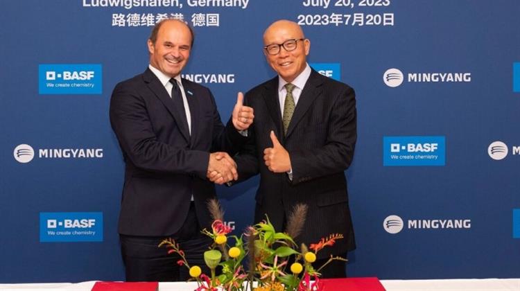 BASF και MingYang θα Aναπτύξουν Aιολικό 500 MW στη Θάλασσα της Ν. Κίνας
