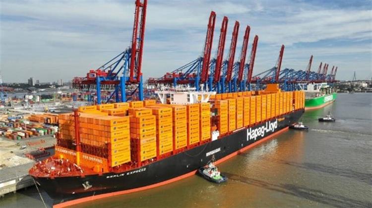 Η Hapag Παρέλαβε το Πρώτο Ultra Large Containership  με Kαύσιμο LNG