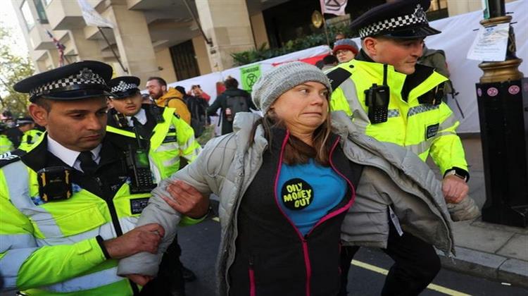 Λονδίνο: Συνελήφθη σε  Διαδήλωση η Ακτιβίστρια Γκρέτα