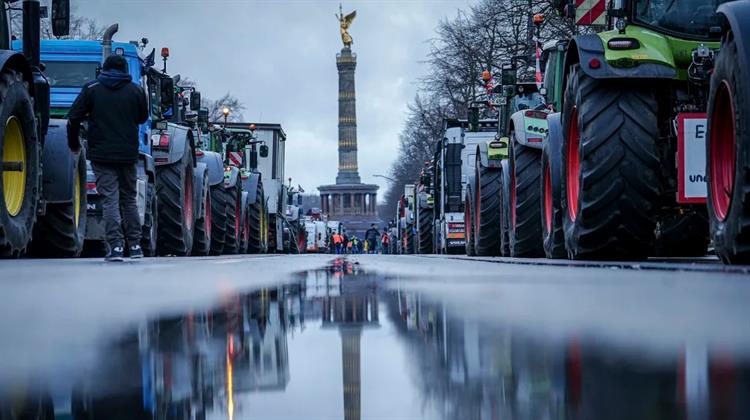 Γερμανία: Οι Οδηγοί Φορτηγών Μεταφορών και Διανομής Διαδηλώνουν Ενάντια στις Αυξήσεις σε Διόδια και Τιμές CO2