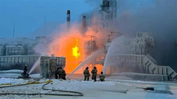 Λένινγκραντ: Σε Κατάσταση Συναγερμού οι Υποδομές Μετά την Πυρκαγιά σε Σταθμό Αερίου της Novatek