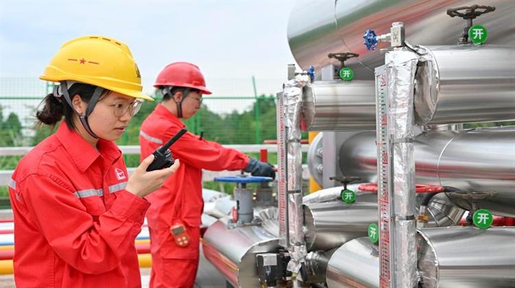 Κίνα:  Σε λειτουργία 33 Νέες Πηγές από ένα Πεδίο Παραγωγής Φ. Αερίου από Σχιστόλιθους
