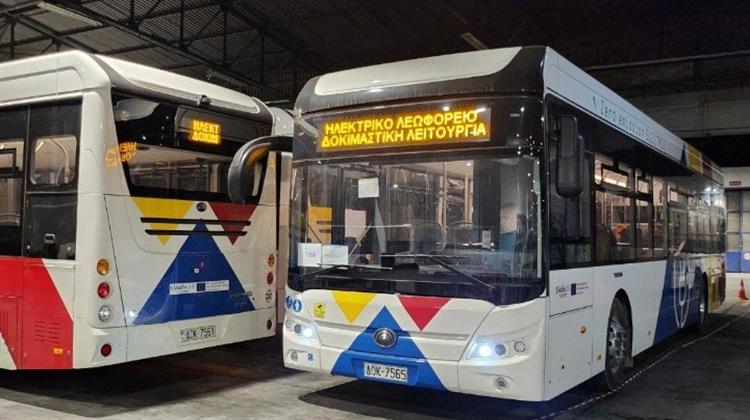 Θεσσαλονίκη: Ξεκίνησαν Δοκιμαστικά Δρομολόγια για Έξι Ηλεκτρικά Λεωφορεία