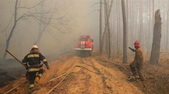 Greenpeace:H Πυρκαγιά Κοντά στο Τσερνόμπιλ Προκαλεί Κίνδυνο Ραδιενεργού Ακτινοβολίας