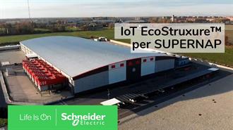 Η SUPERNAP Italia Επιλέγει το EcoStruxure™ της Schneider Electric Υψηλή Απόδοση και Ασφάλεια στο Siziano (PV) Data Center