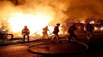 ΗΠΑ: Πάνω από 16 εκατ. Στρέμματα Έχουν Κάψει Μέχρι Στιγμής Φέτος οι Πυρκαγιές στην Καλιφόρνια