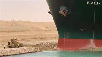 Αβεβαιότητα για το Πότε θα Αποκολληθεί Προσαραγμένο Πλοίο  που Έχει Κλείσει τη Διώρυγα του Σουέζ