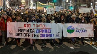 Σερβία: Αποσύρθηκαν λόγω Διαδηλώσεων, Φωτογραφικές Διατάξεις που Ευνοούσαν την Rio Tinto να Προχωρήσει σε Εξορύξεις Λιθίου