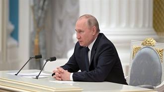 Ο Πούτιν Δηλώνει Διατεθειμένος «να Πραγματοποιήσει Υψηλόβαθμες Συζητήσεις με την Ουκρανία»