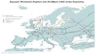 Το Δίκτυο Αγωγών που Τροφοδοτεί με Ενέργεια την Ευρώπη