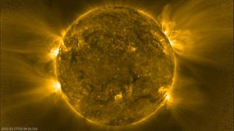 Το Solar Orbiter Τράβηξε Κοντινές Θεαματικές Φωτογραφίες του Ήλιου και Αποκάλυψε έναν «Ηλιακό Σκαντζόχοιρο»