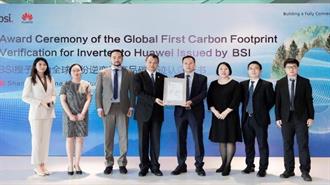 Η Huawei Στην Κορυφή της Παγκόσμιας Πιστοποίησης Αποτυπώματος Άνθρακα για Φ/Β Μετατροπείς από το BSI