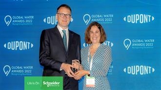 Η Schneider Electric Αναδεικνύεται «Εταιρεία της Χρονιάς στην Τεχνολογία Νερού» στα Παγκόσμια Βραβεία Νερού 2022