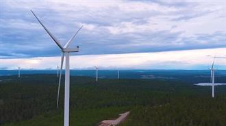 Σουηδία: Το Bjornberget, Ένα από τα Μεγαλύτερα Αιολικά στην Ευρώπη (372 MW) Έτοιμο για Παραγωγή Ηλεκτρικής Ενέργειας