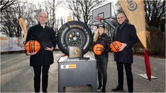 Continental: Κατασκεύασε Τάπητα σε Γήπεδο Μπάσκετ στη Γερμανία από Ανακυκλωμένα Ελαστικά
