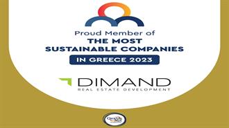 Μεγάλη Διάκριση για την DIMAND - Συγκαταλέγεται στη Λίστα των «The Most Sustainable Companies in Greece»