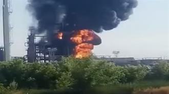 Ρωσία: Drones Προκάλεσαν Έκρηξη σε Κτίριο της Διοίκησης Πετρελαιαγωγού