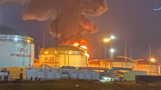Ρωσία: Κατασβέστηκε Φωτιά σε Διυλιστήριο Πετρελαίου