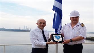 Ελληνική Σημαία στο LNG/C «ΑΡΙΣΤΑΡΧΟΣ» της Capital Gas Ship Management Corp