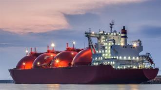 LNG: Μείωση 7% στις Εισαγωγές από την Ευρώπη Έφερε η Βουτιά των Τιμών Φ. Αερίου
