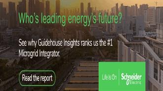 Η Schneider Electric Κατέλαβε την 1η Θέση στην Έκθεση Microgrid Integrator Leaderboard της Guidehouse Insights