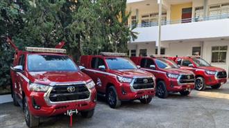 15 Πυροσβεστικά Οχήματα στη Μάχη της Πρόληψης του Υμηττού