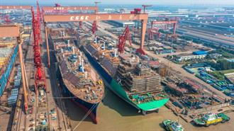 Η ηγετική θέση της Κίνας στη ναυπήγηση πλοίων παγκοσμίως, ενισχύθηκε στο πρώτο εξάμηνο