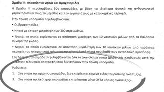 Μικρονήσια του Αιγαίου Χωρίς ΑΟΖ και Υφαλοκρηπίδα με Ελληνικό Νόμο!