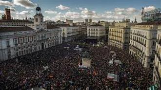 Podemos - March for Change Gathers 100.000 in Madrid